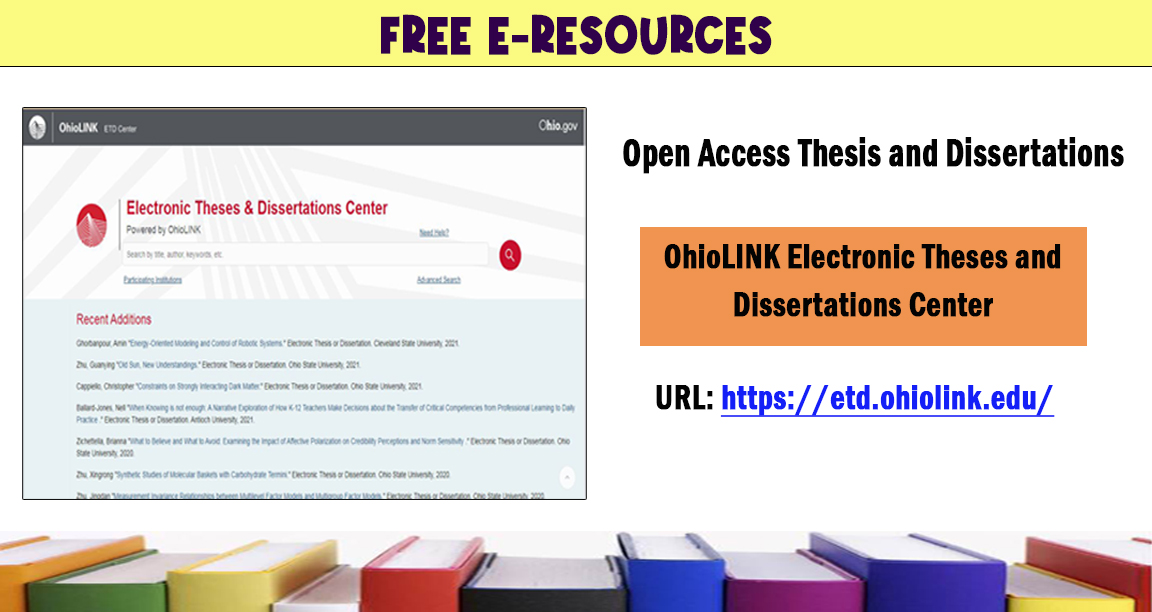 electronic theses & dissertations center